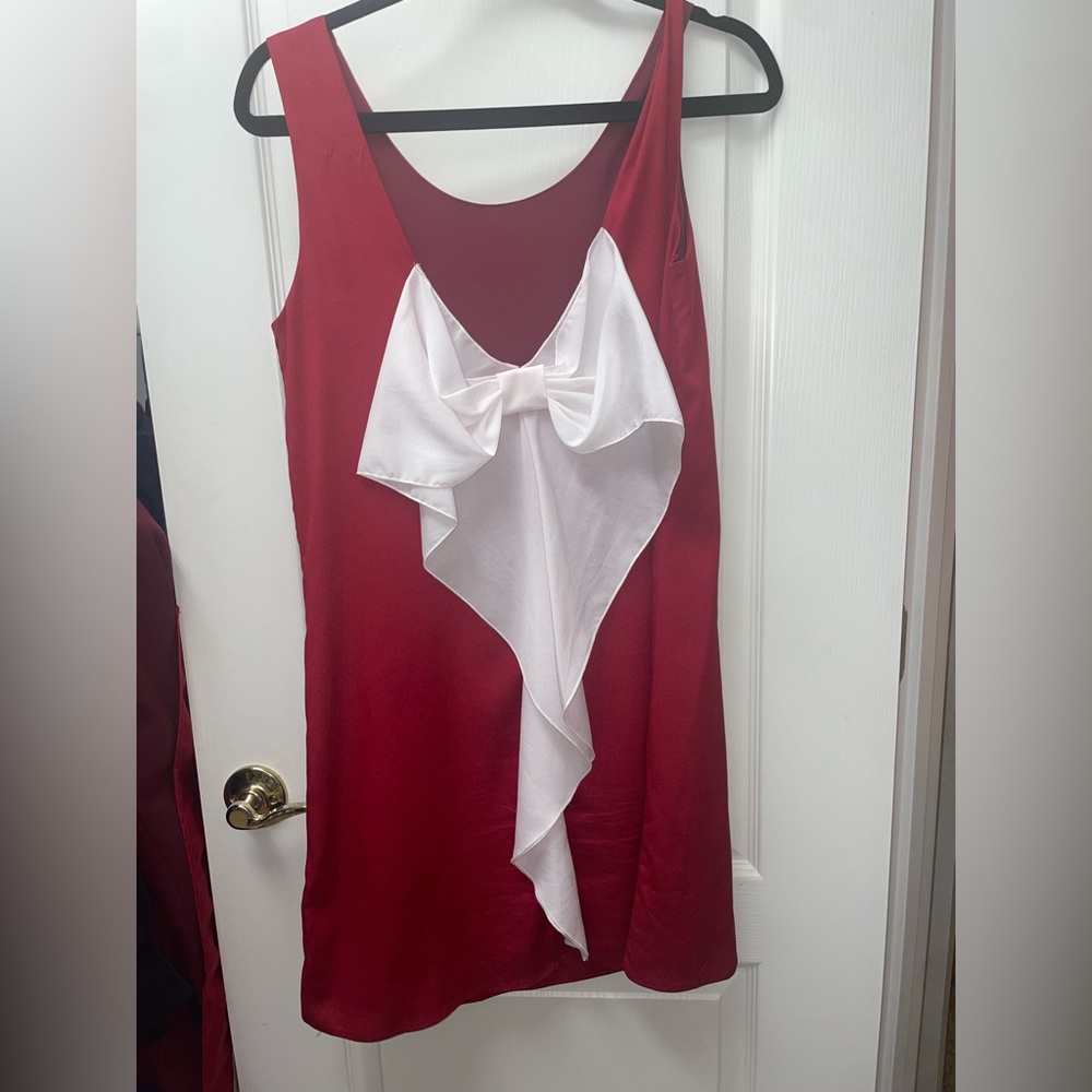 Red dress